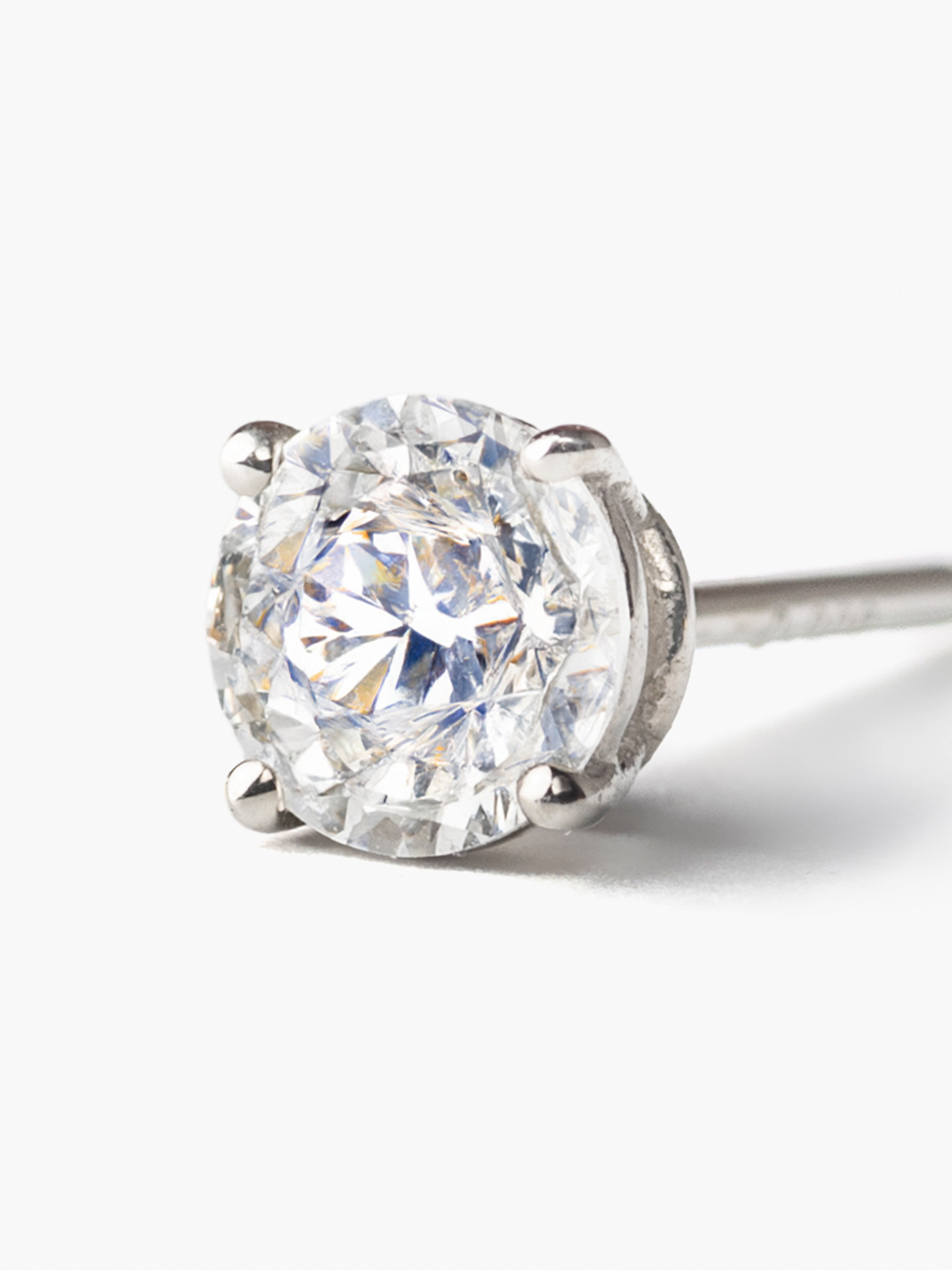 The earrings 0.3ct×2 (total 0.6ct) (pair)18KWGの拡大画像(ラボグロウンダイヤモンドのイヤリング)