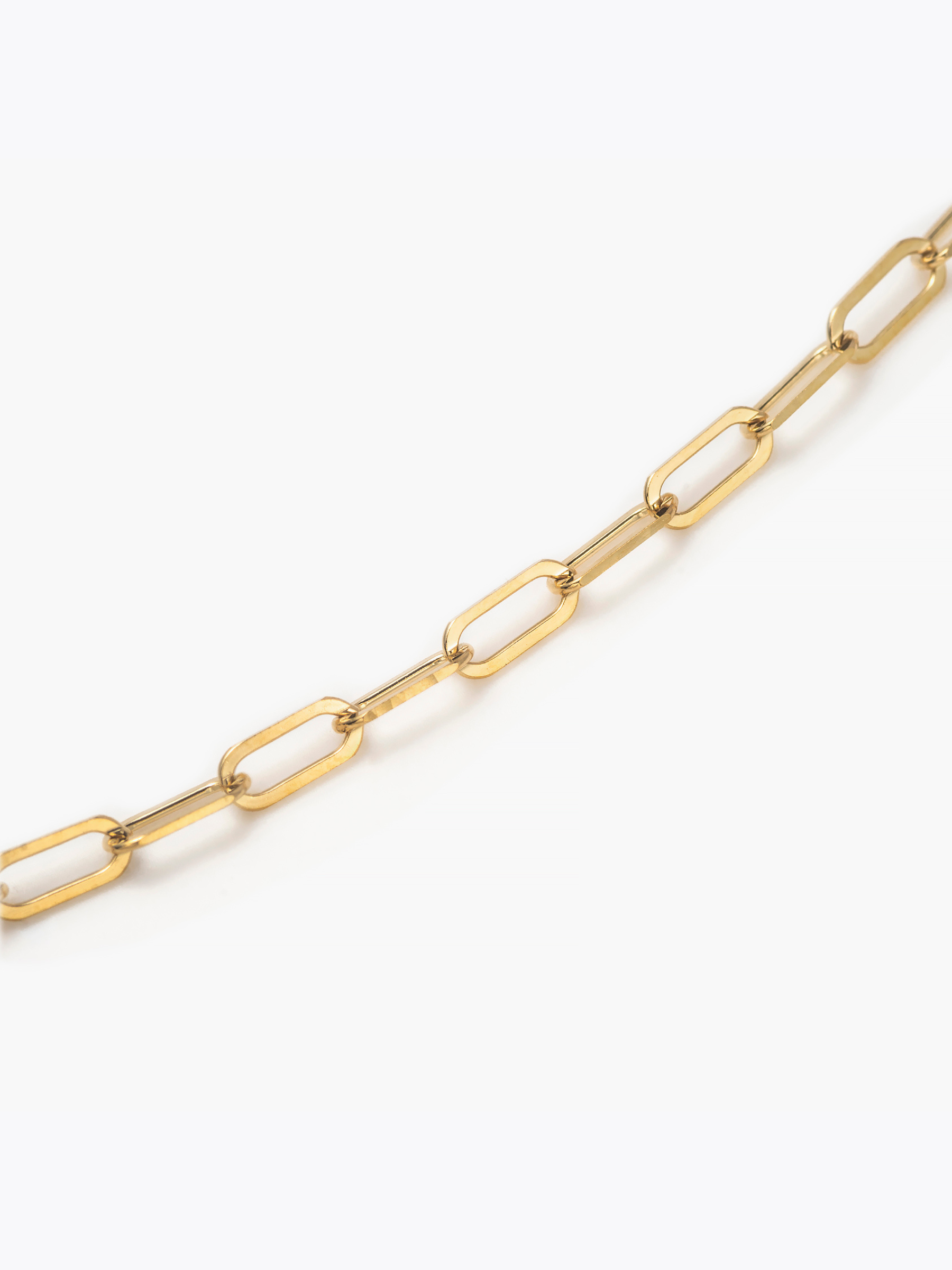 Mantel chain necklace 18KYGのチェーン部分画像(18KYGとラボグロウンダイヤモンドのネックレス)