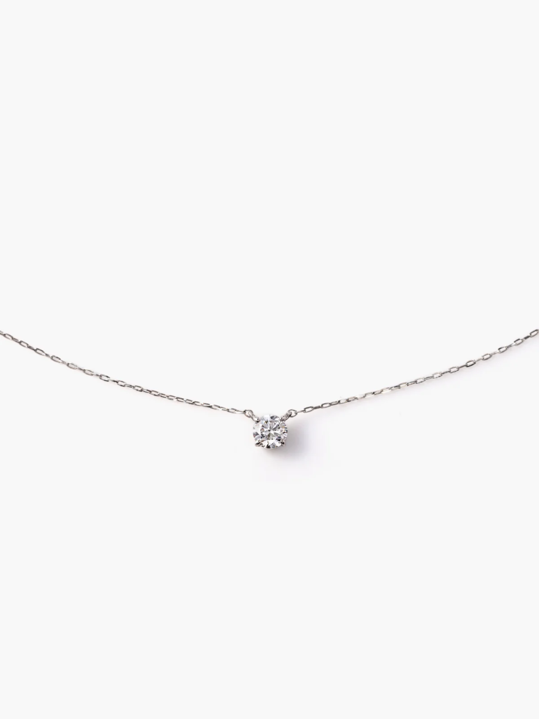 The necklace 0.2ct Pt画像(ラボグロウンダイヤモンドのネックレス)