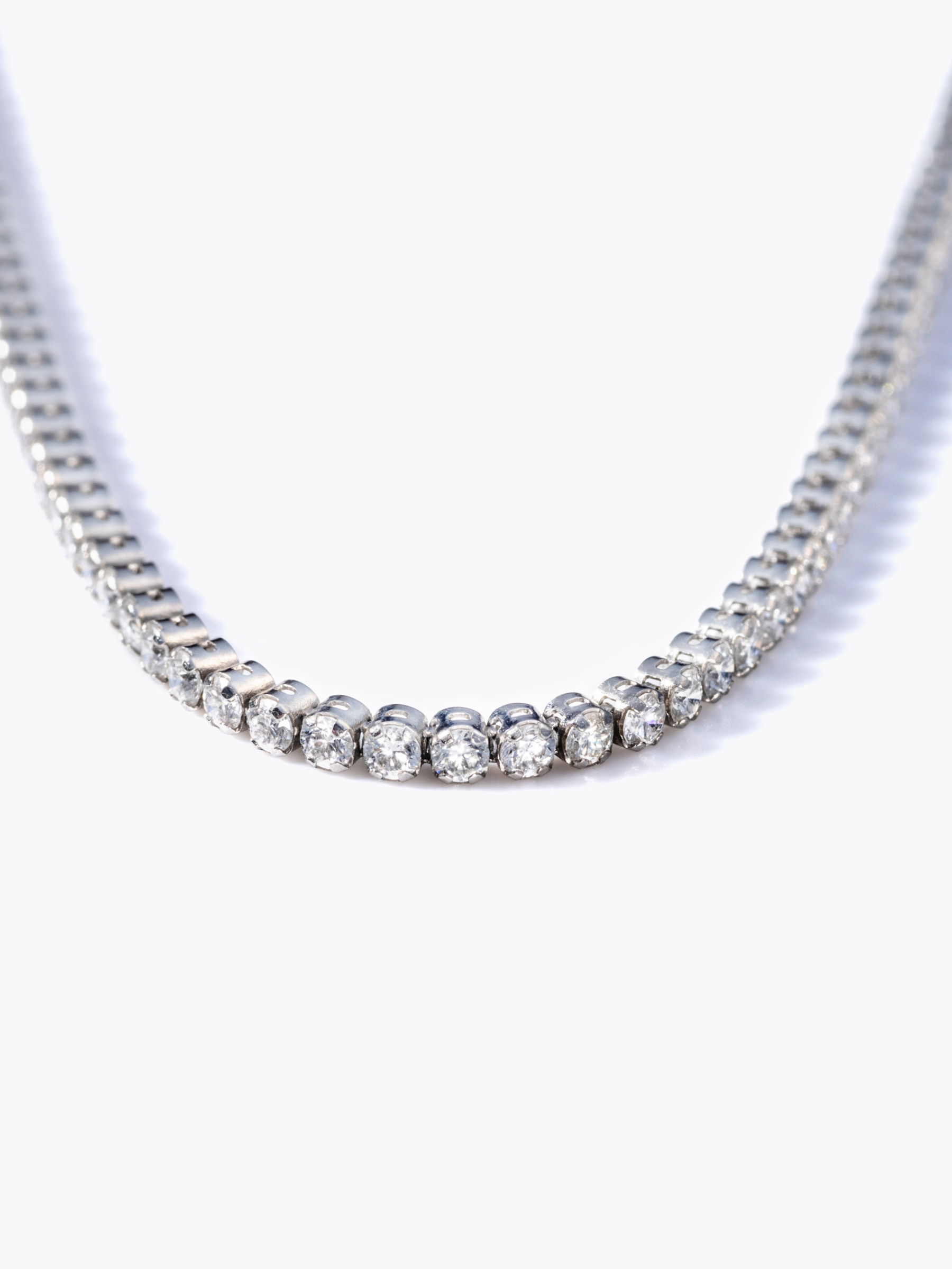 Tennis bracelet Pt  (total 2ct)の拡大画像(ラボグロウンダイヤモンドのテニスブレスレット)