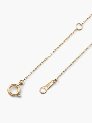 [Lumière] Pear Shape Necklace 0.33ct 18K