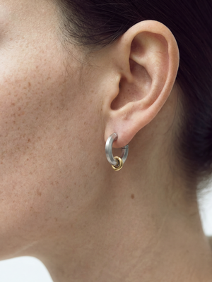 [Rokka] Rokka hoop earrings with Petit Gold 