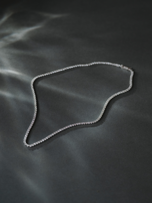 [Lumière] Tennis Necklace Pt (total 5ct)