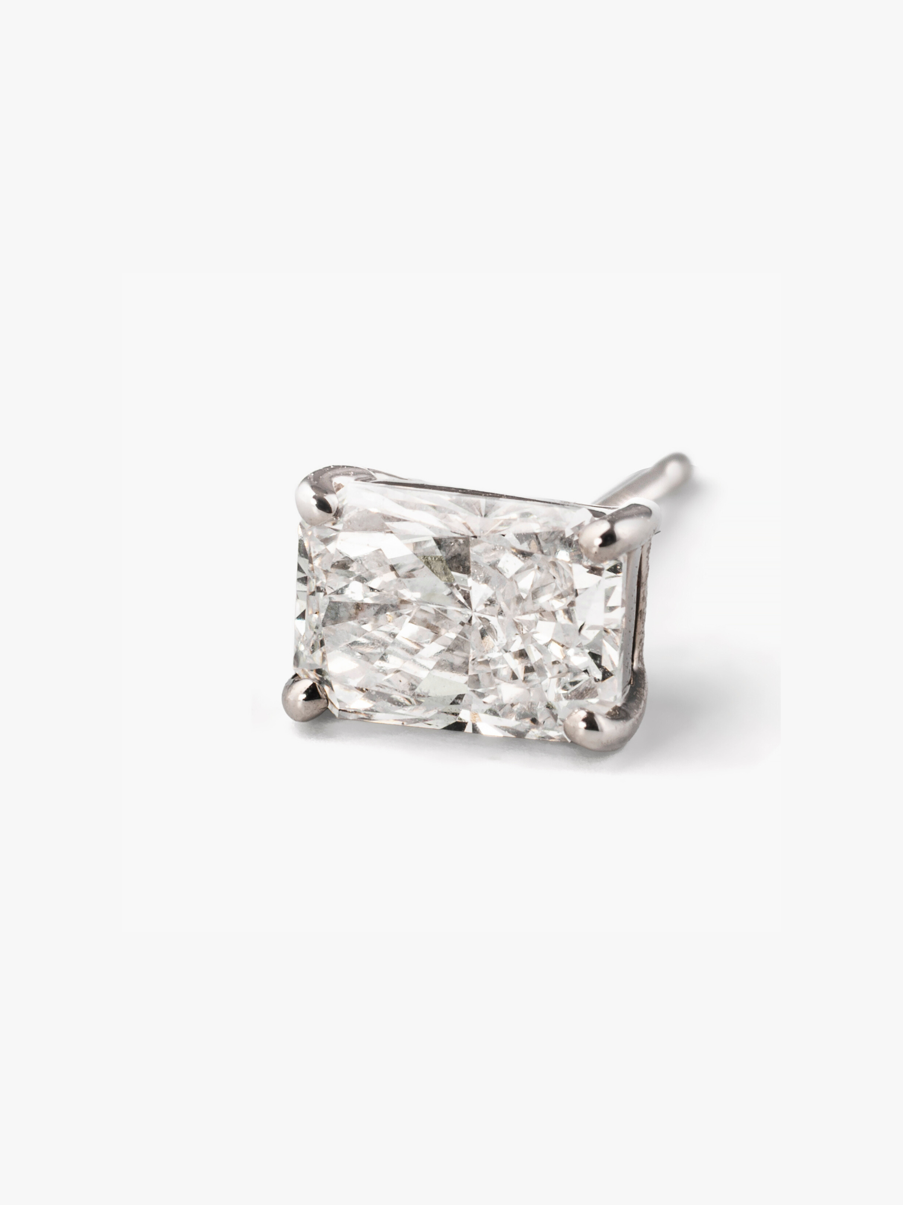 [Lumière] The earrings Pt 0.5ct - Radiant