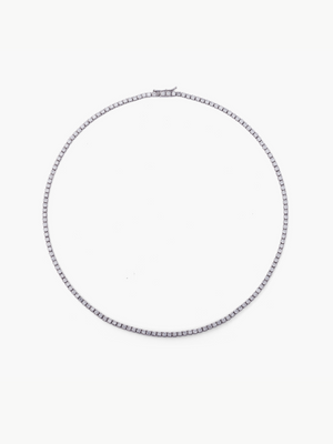 [Lumière] Tennis Necklace Pt (total 5ct)