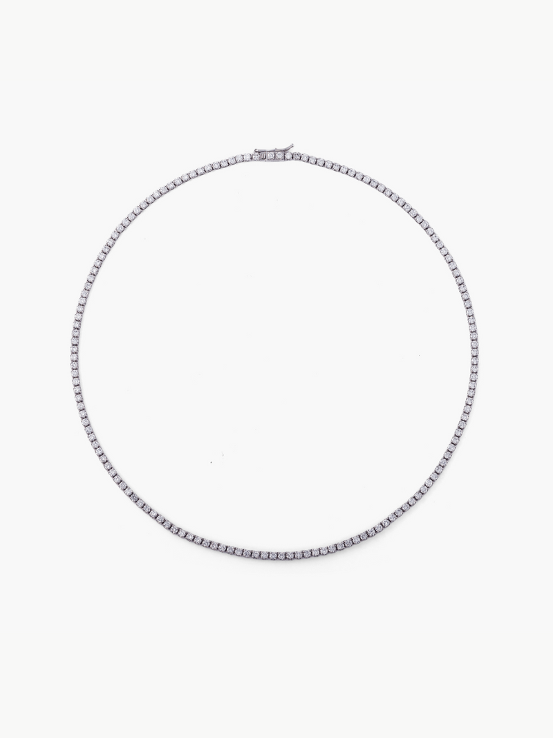 [Lumière] Tennis Necklace Pt (total 5ct)