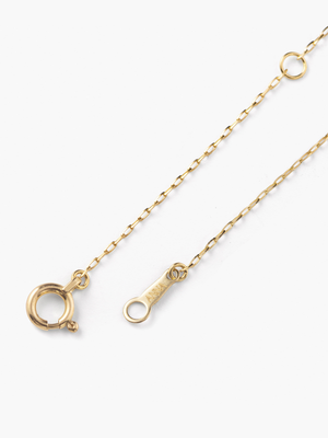 [Lumière] Fluid diamond necklace 0.13ct 18K