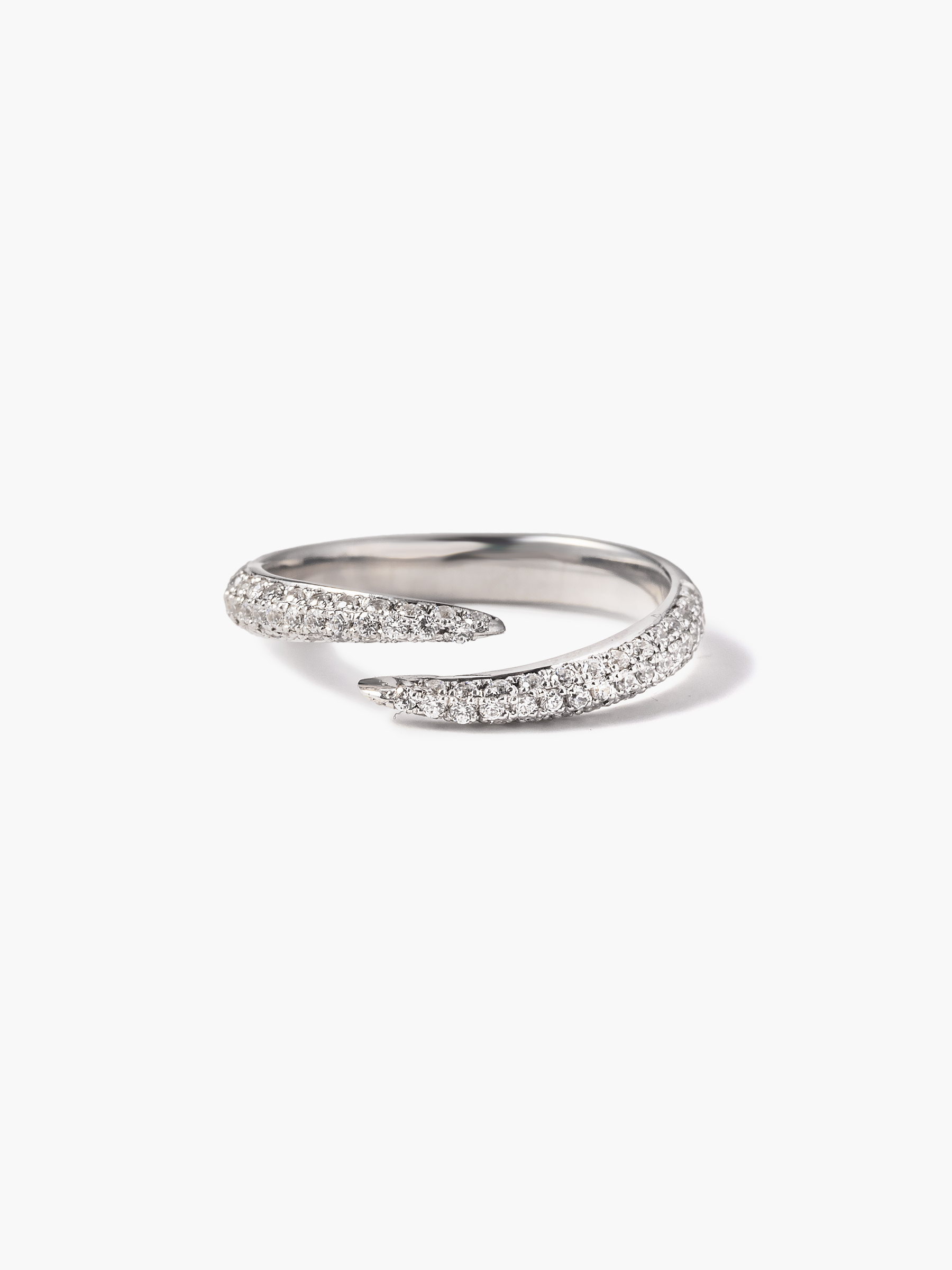 Hug Me Ring with Lab-Grown Diamonds (10KWG)正面画像(ラボグロウンダイヤモンドのリング)