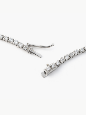 [Lumière] Tennis Necklace Pt (total 5ct)