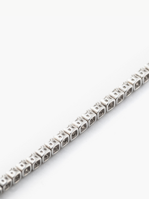 [Lumière] Tennis Necklace Pt (total 5ct)