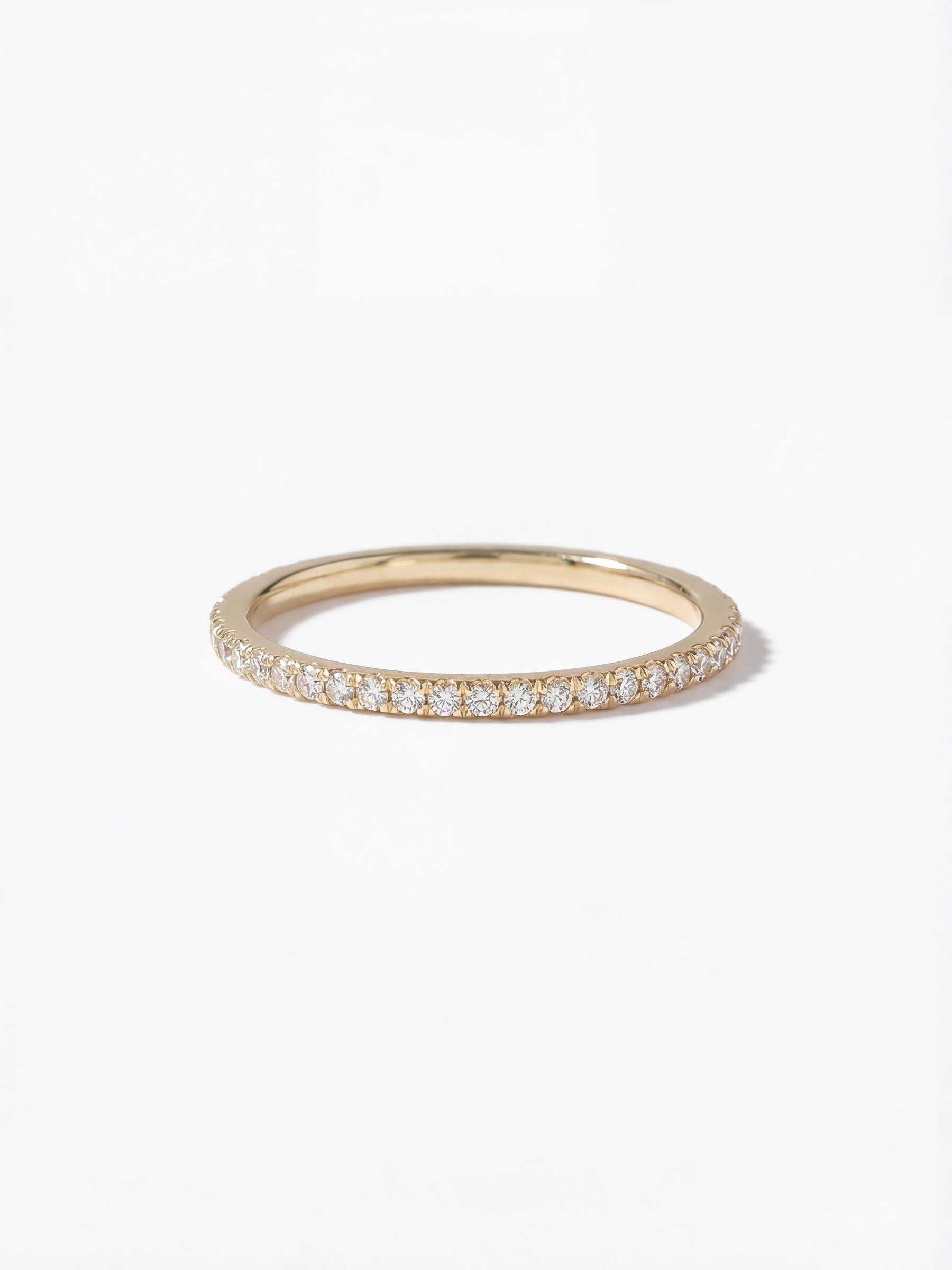 [Lumière] Half eternity ring 0.14ct 10K