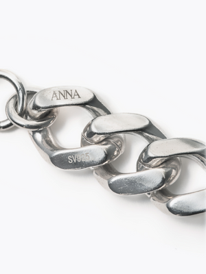 Reshine ball necklaceのチェーン拡大画像（都市鉱山由来の真円とアコヤ真珠のネックレス）