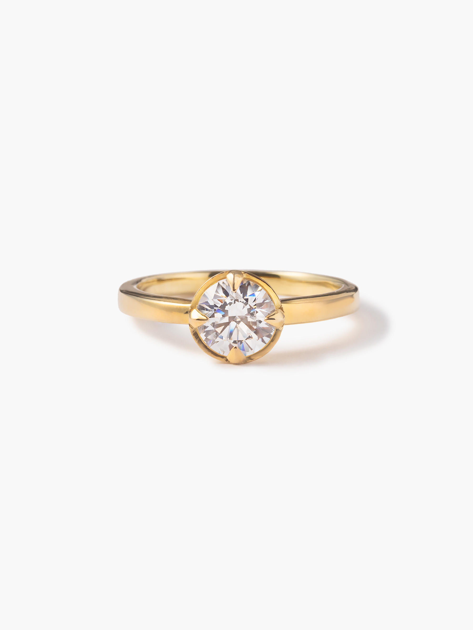 1ct Fortune Catch Ring 正面画像(ラボグロウンダイヤモンド1ctリング)