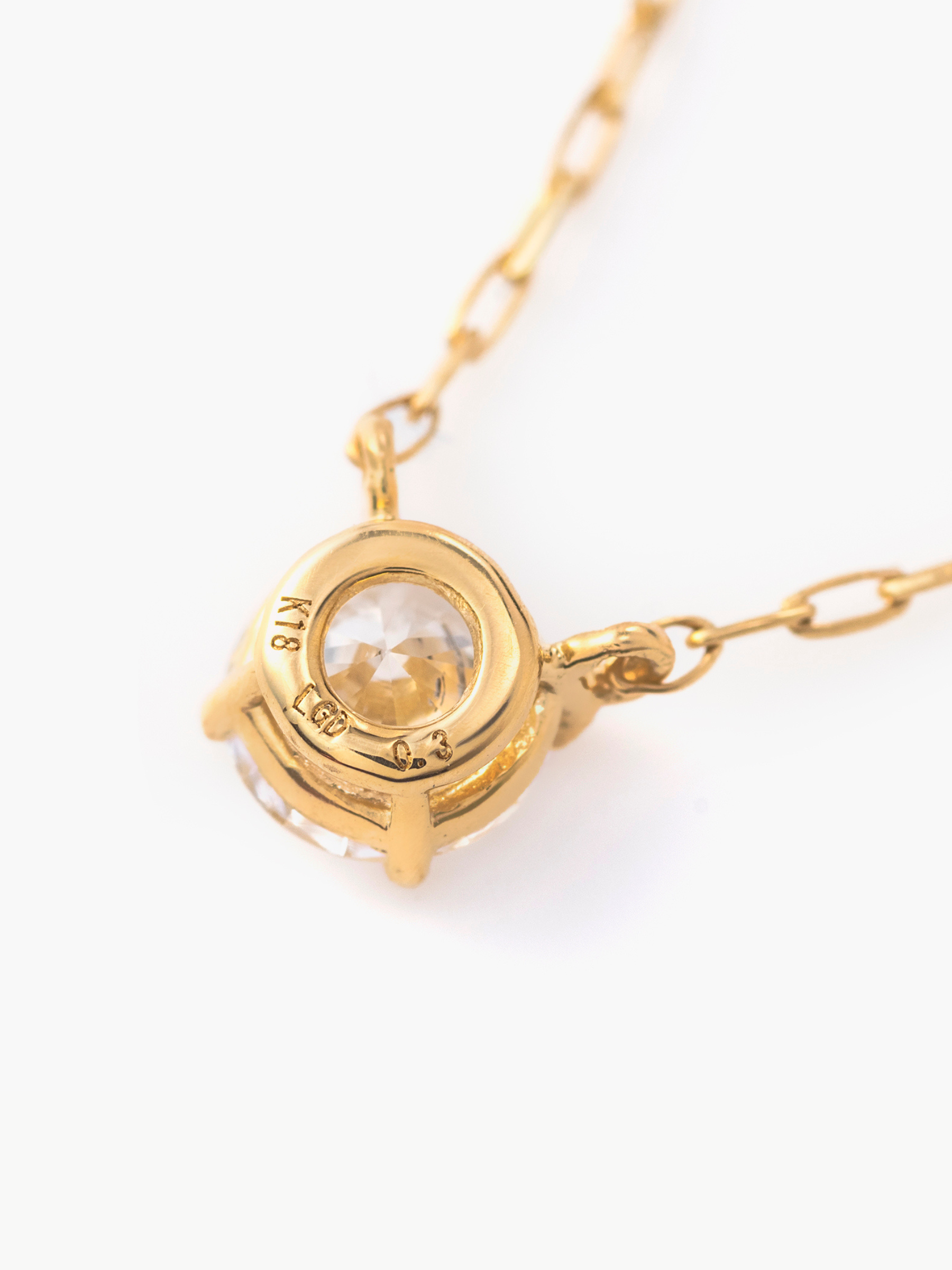 [Lumière] The necklace 0.3ct 18YG