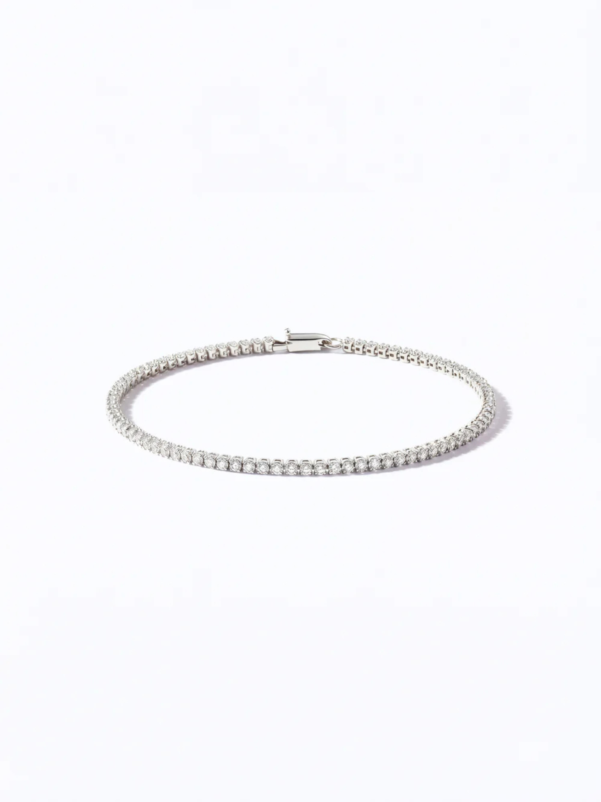 Quick Delivery [Lumière] Tennis bracelet Pt  (total 2ct)