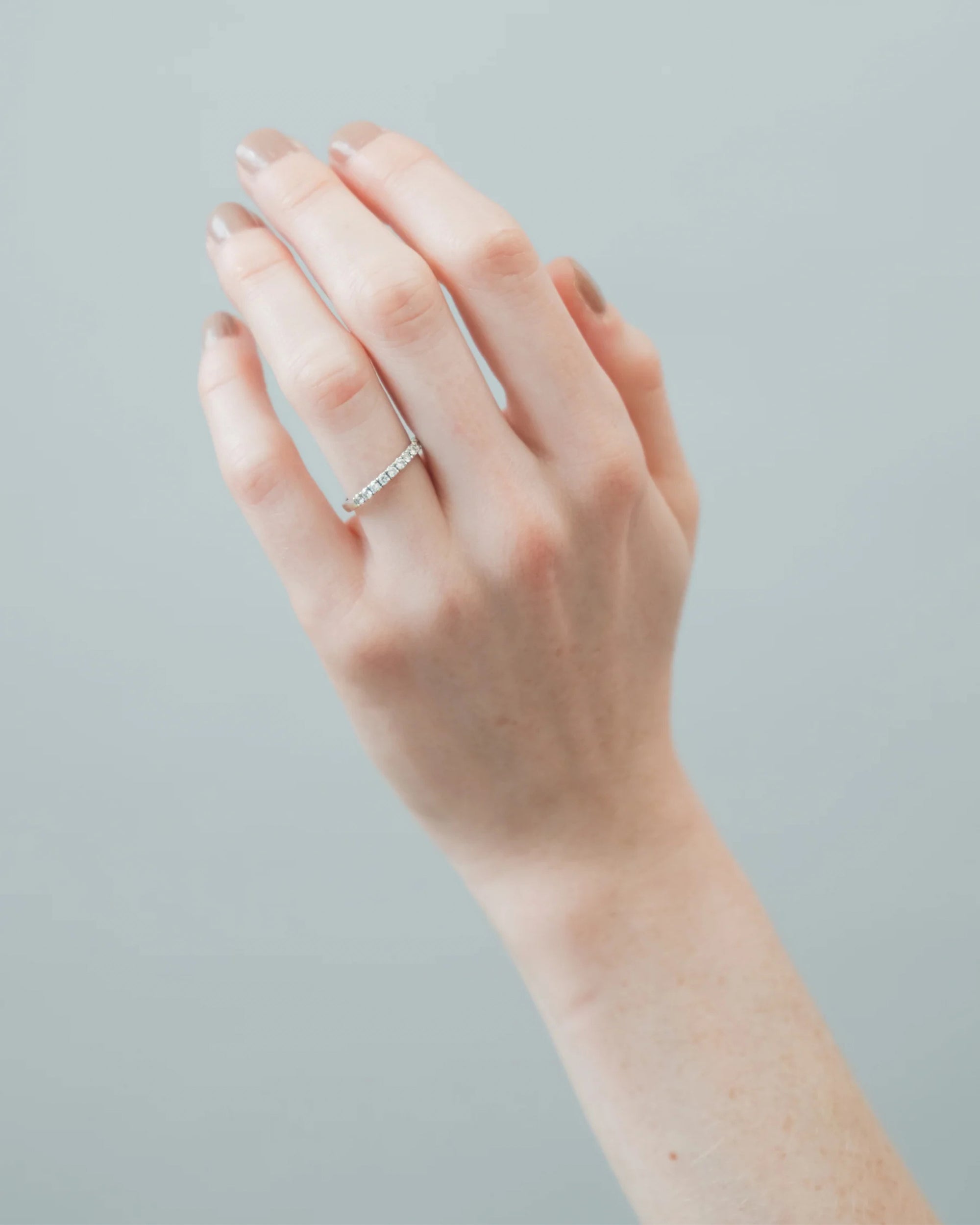 [Lumière] Half eternity ring 0.3ct 10KYG