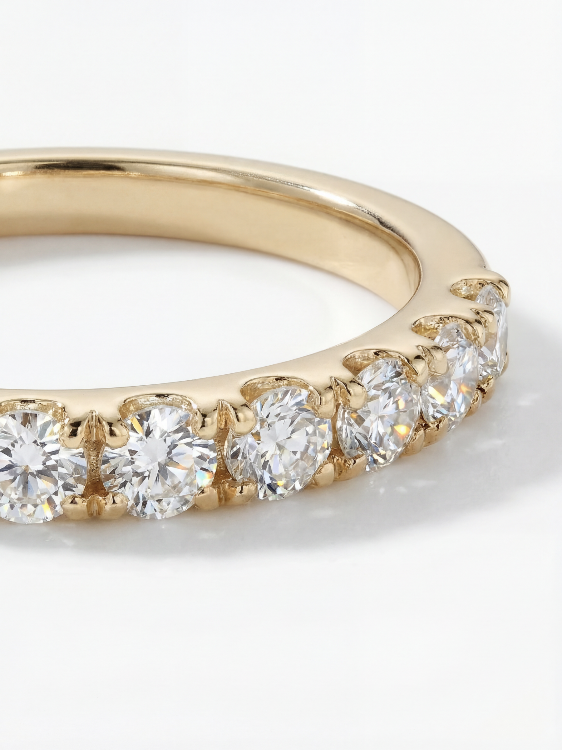 [Lumière] Half eternity ring 0.3ct 10KYG