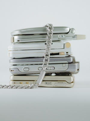 Reshine scratch necklace 30 labgrowndiamondsの撮影画像（ラボグロウンダイヤモンドと都市鉱山由来のSV925のネックレス）