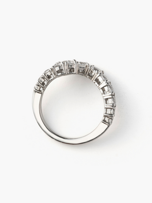 Fluid diamond ring 0.5ct側面画像（ラボグロウンダイヤモンドのブライダルリング）