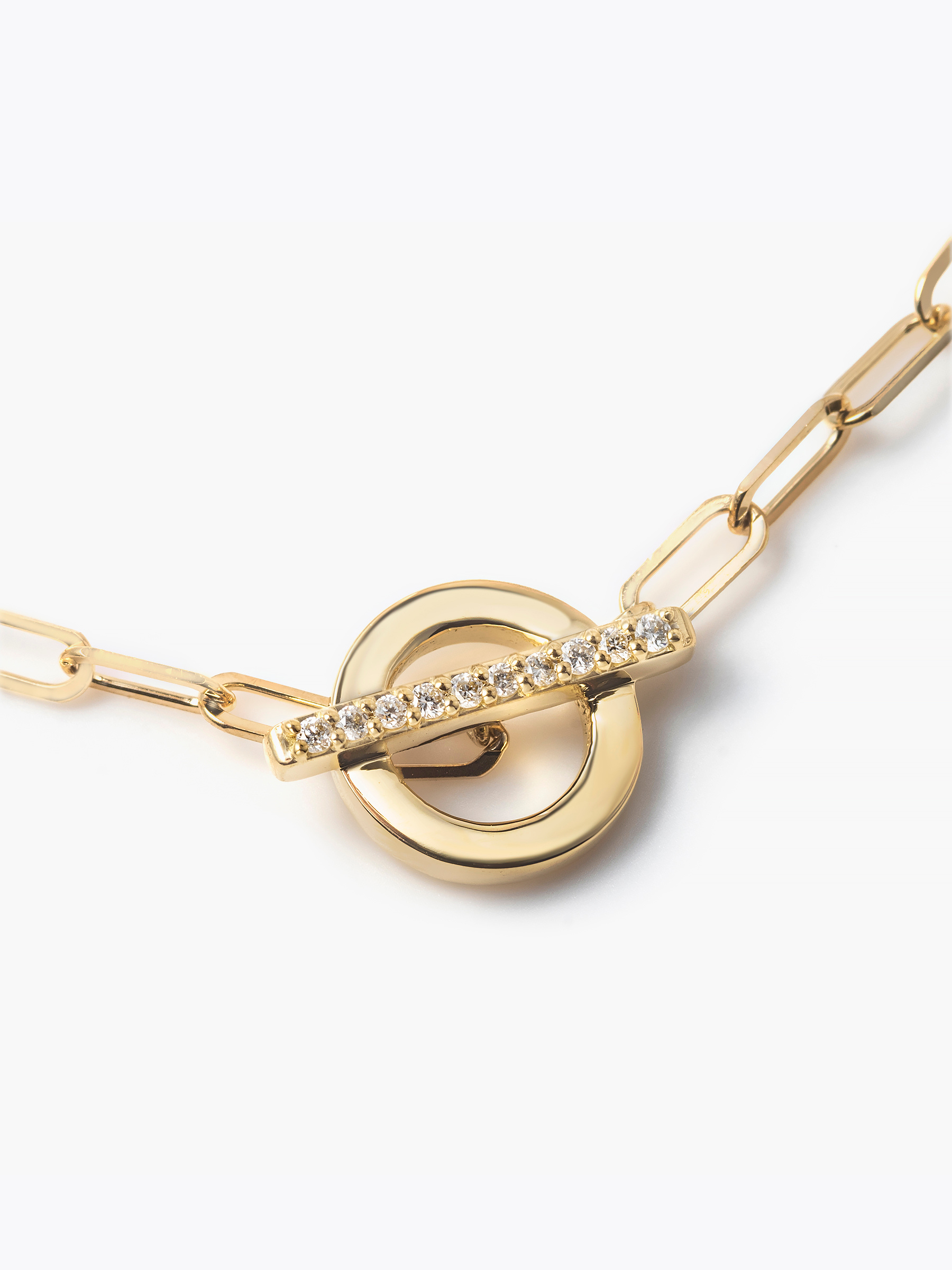 [Lumière] Mantel chain necklace 18KYG