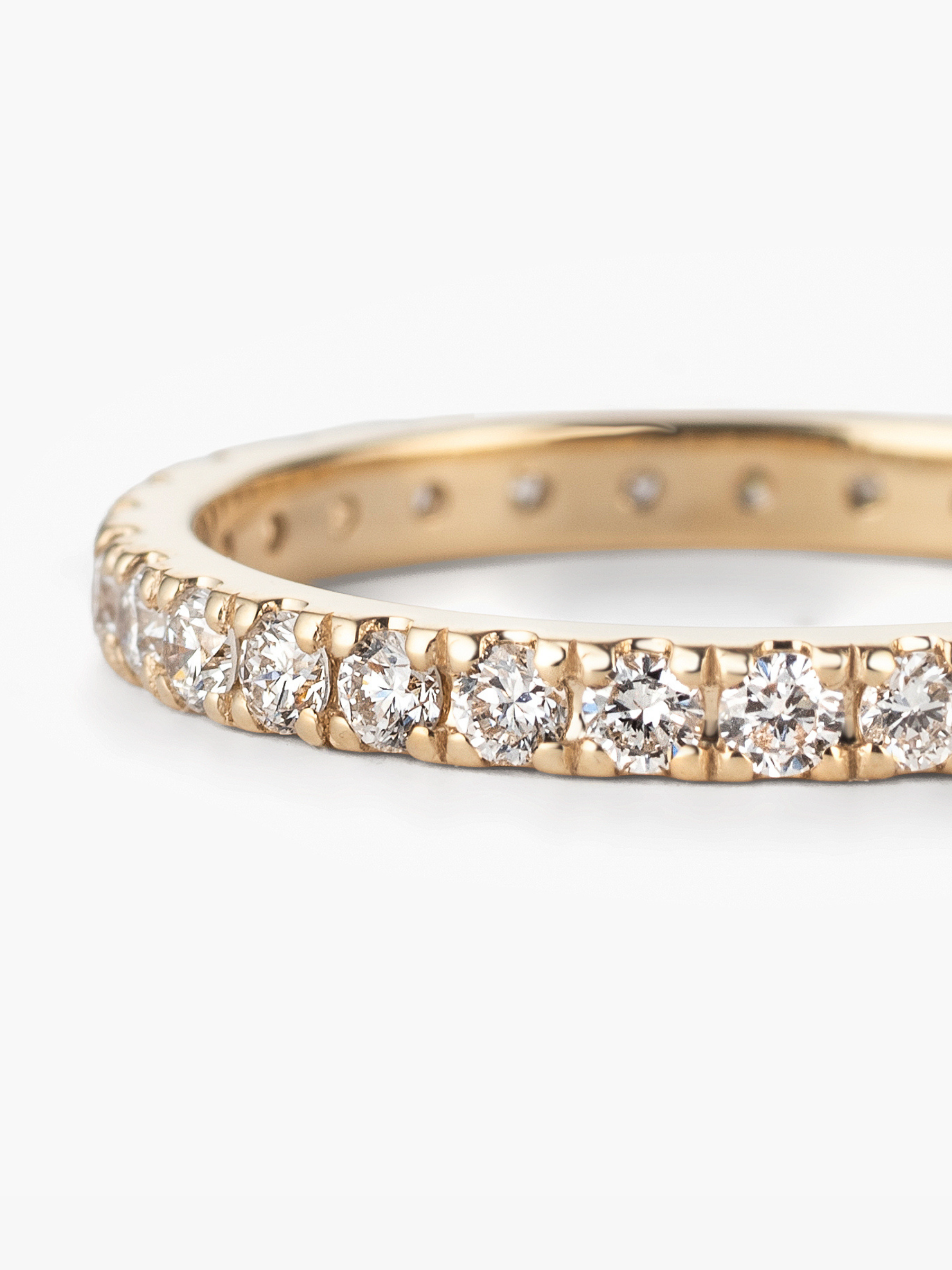 Full eternity ring XXct 10KYG拡大画像（ラボグロウンダイヤモンド）