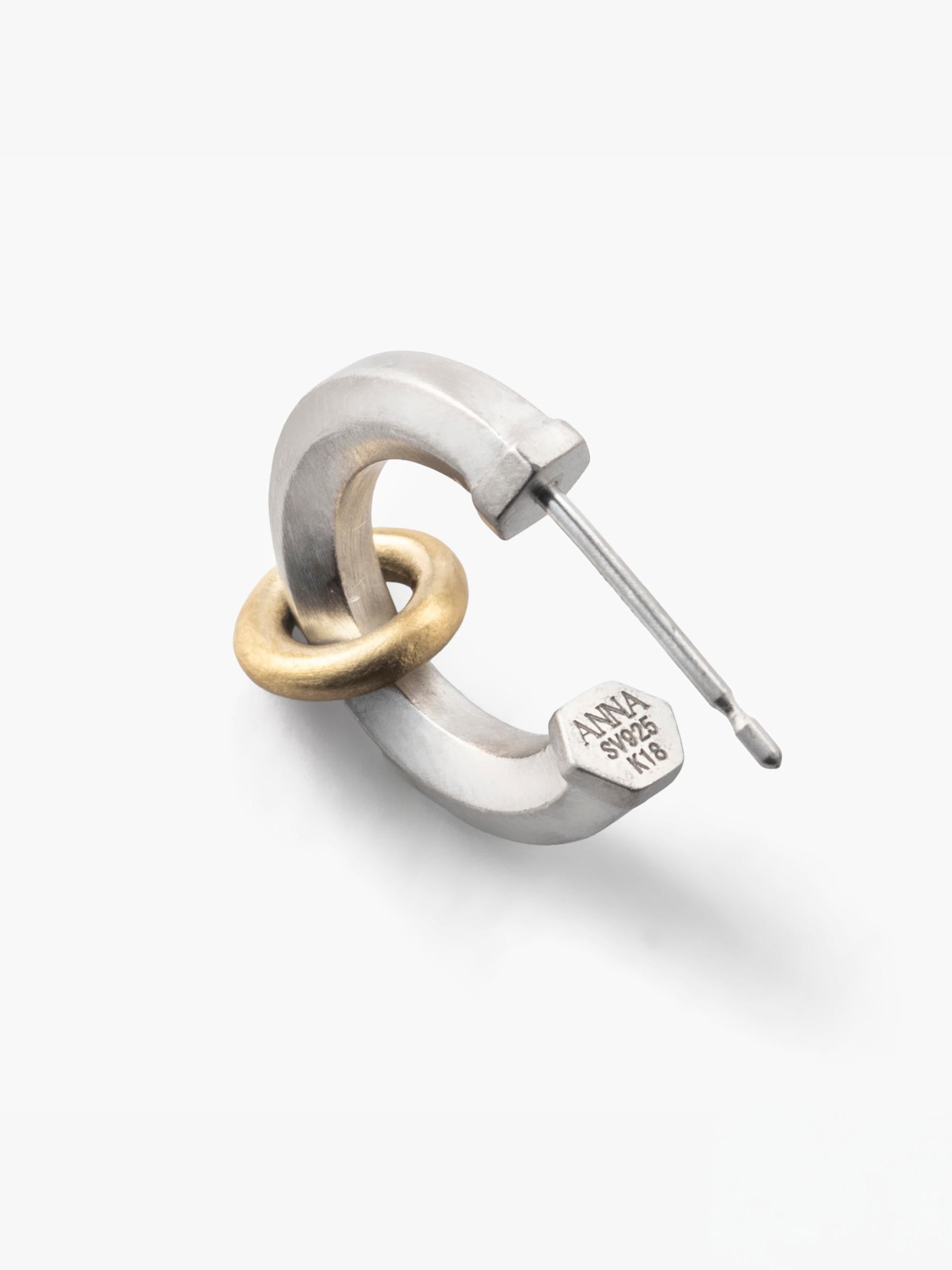 [Rokka] Rokka hoop earrings with Petit Gold "en"