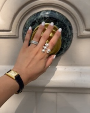 [Unique Akoya Pearl] Akoya pearl open ring