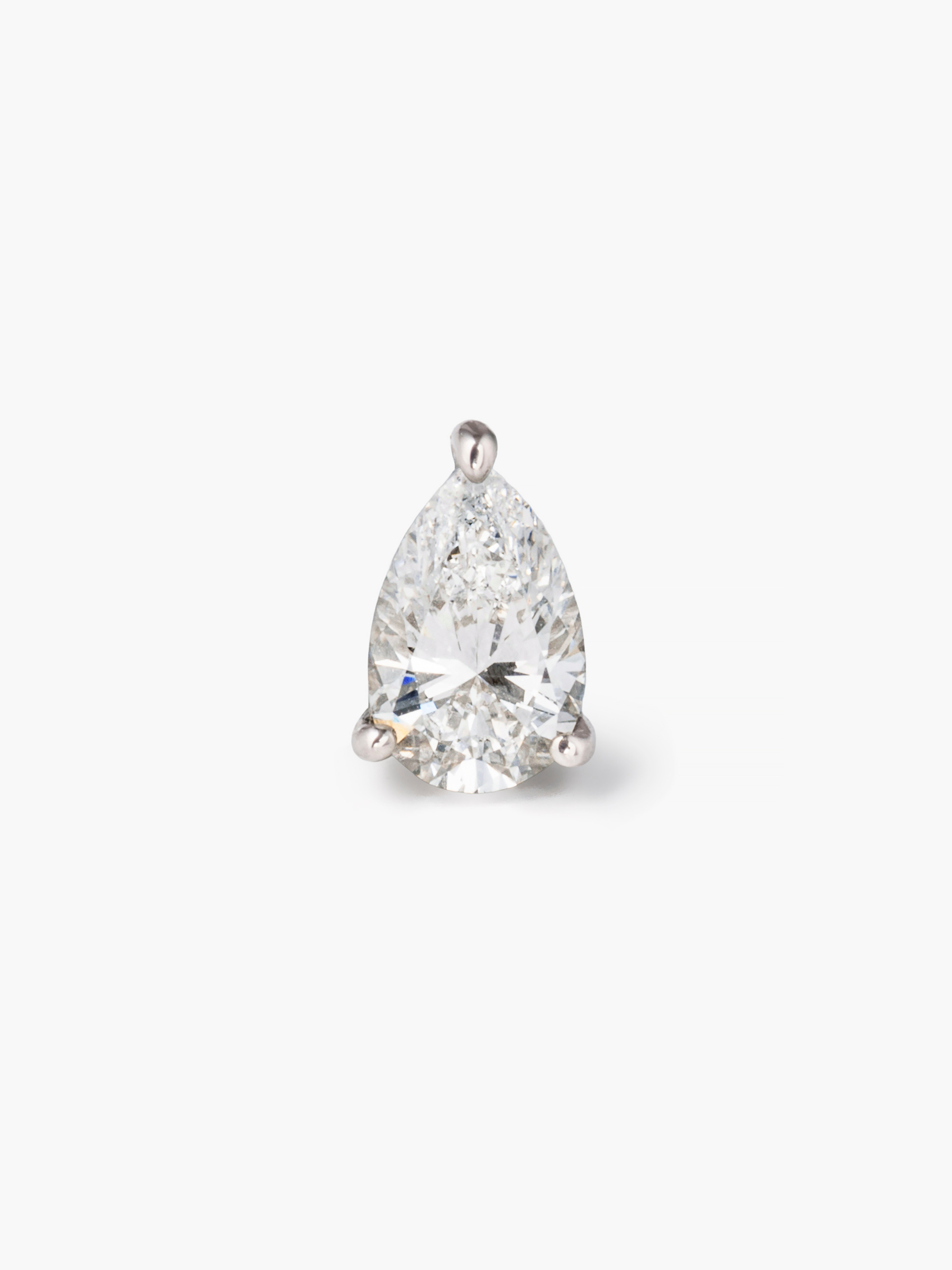 [Lumière] The earrings Pt 0.5ct - Pear