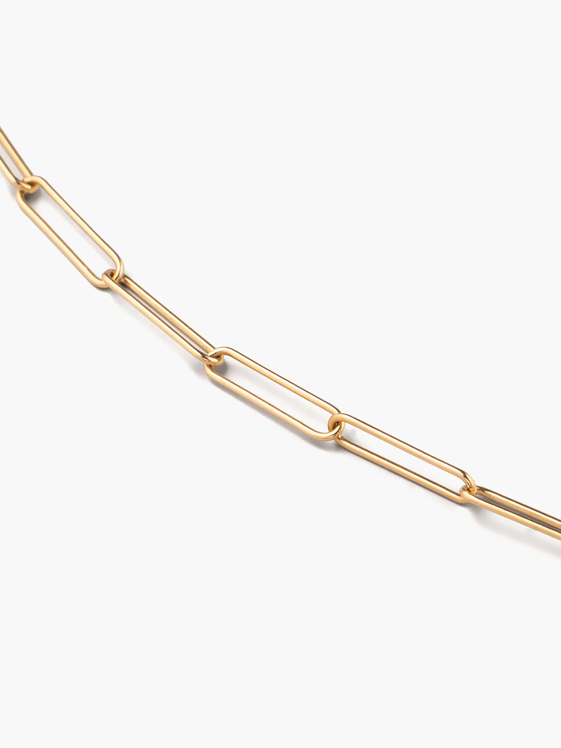 [Lumière] Bold Necklace 1ct oval 18KYG