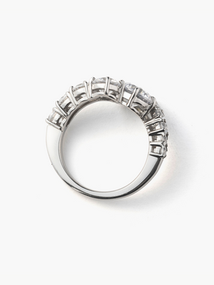 Fluid diamond ring 1ct側面画像（ラボグロウンダイヤモンドのブライダルリング）