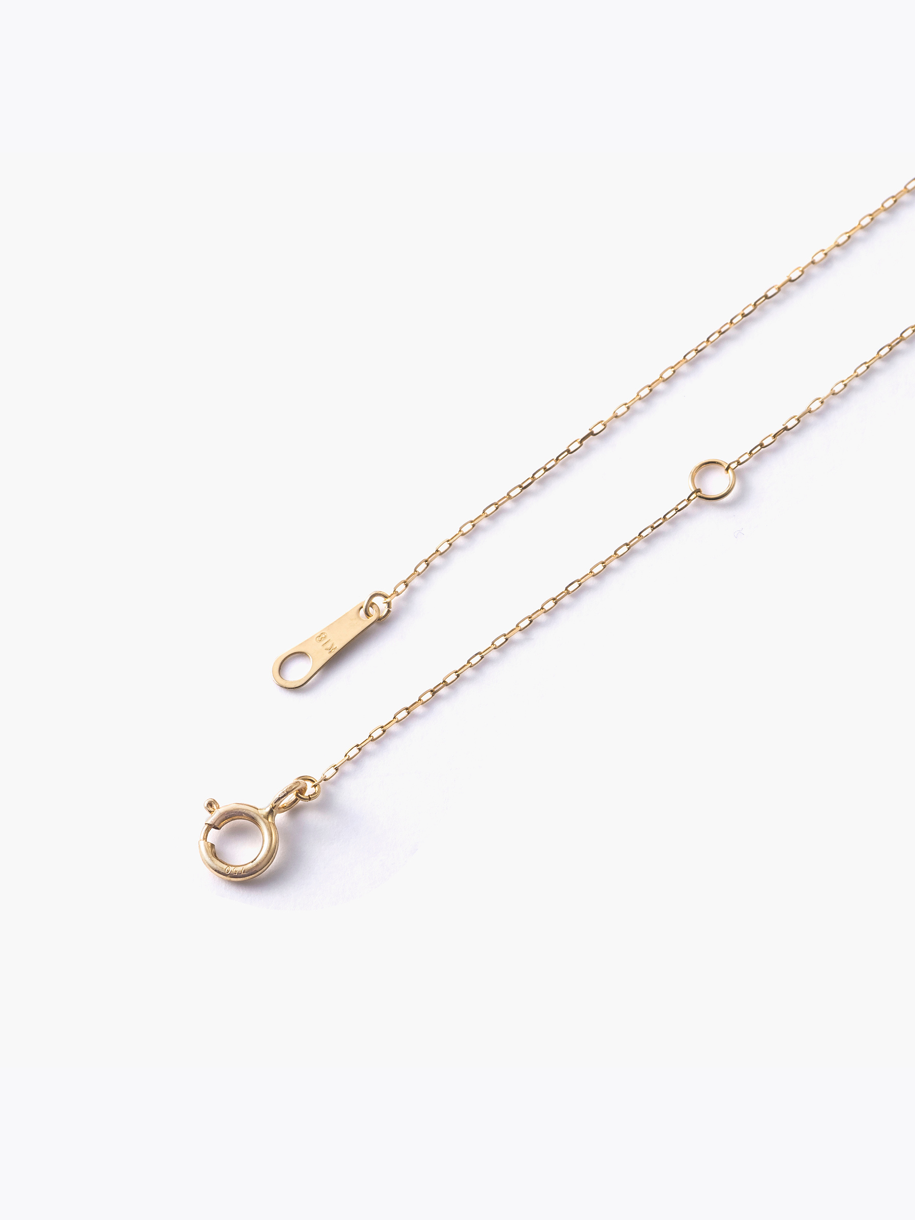 [Lumiere] Petit Halo necklace with Oval LabgrownDiamond