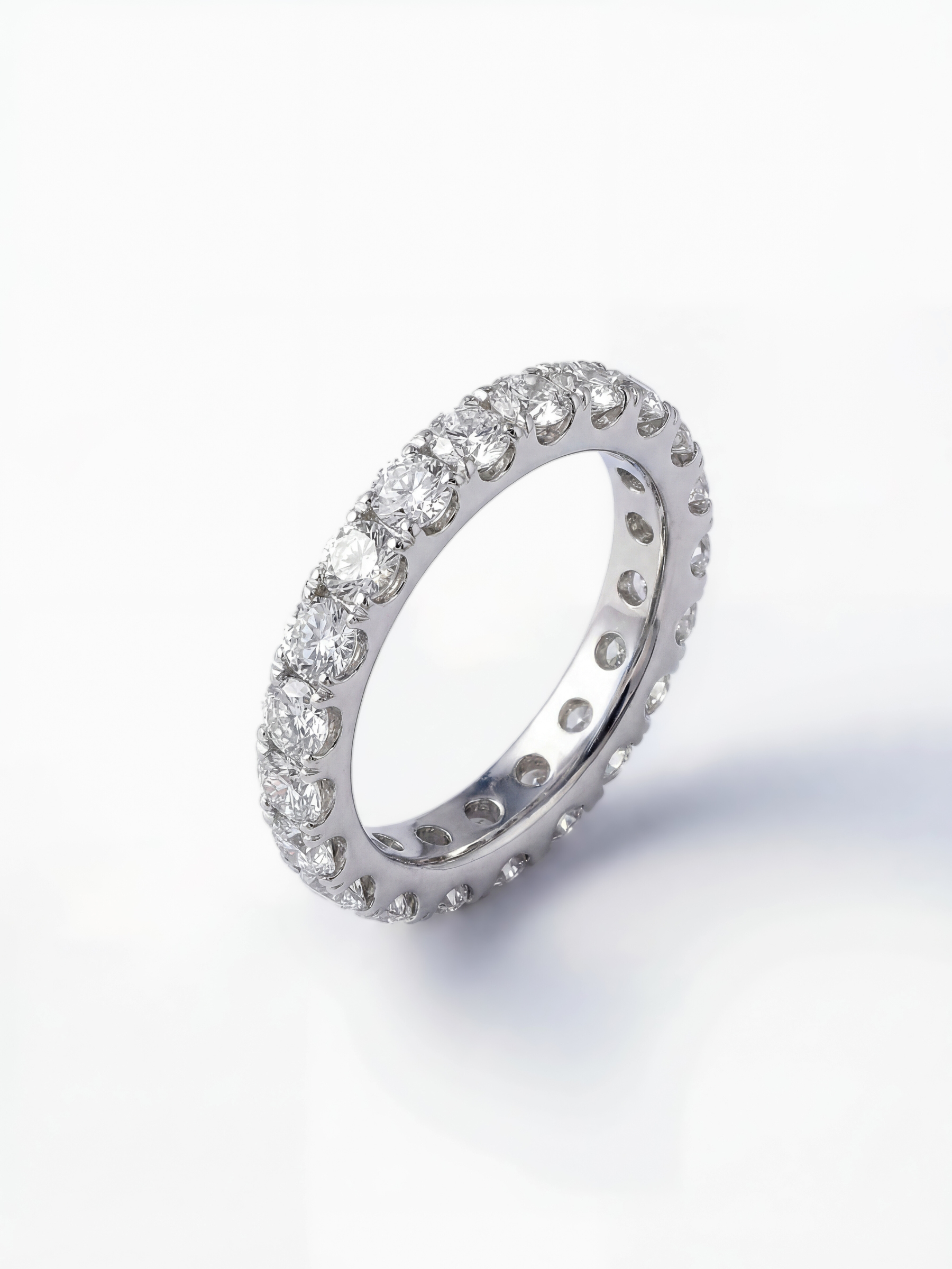 [Lumière] Full eternity ring 2ct Pt