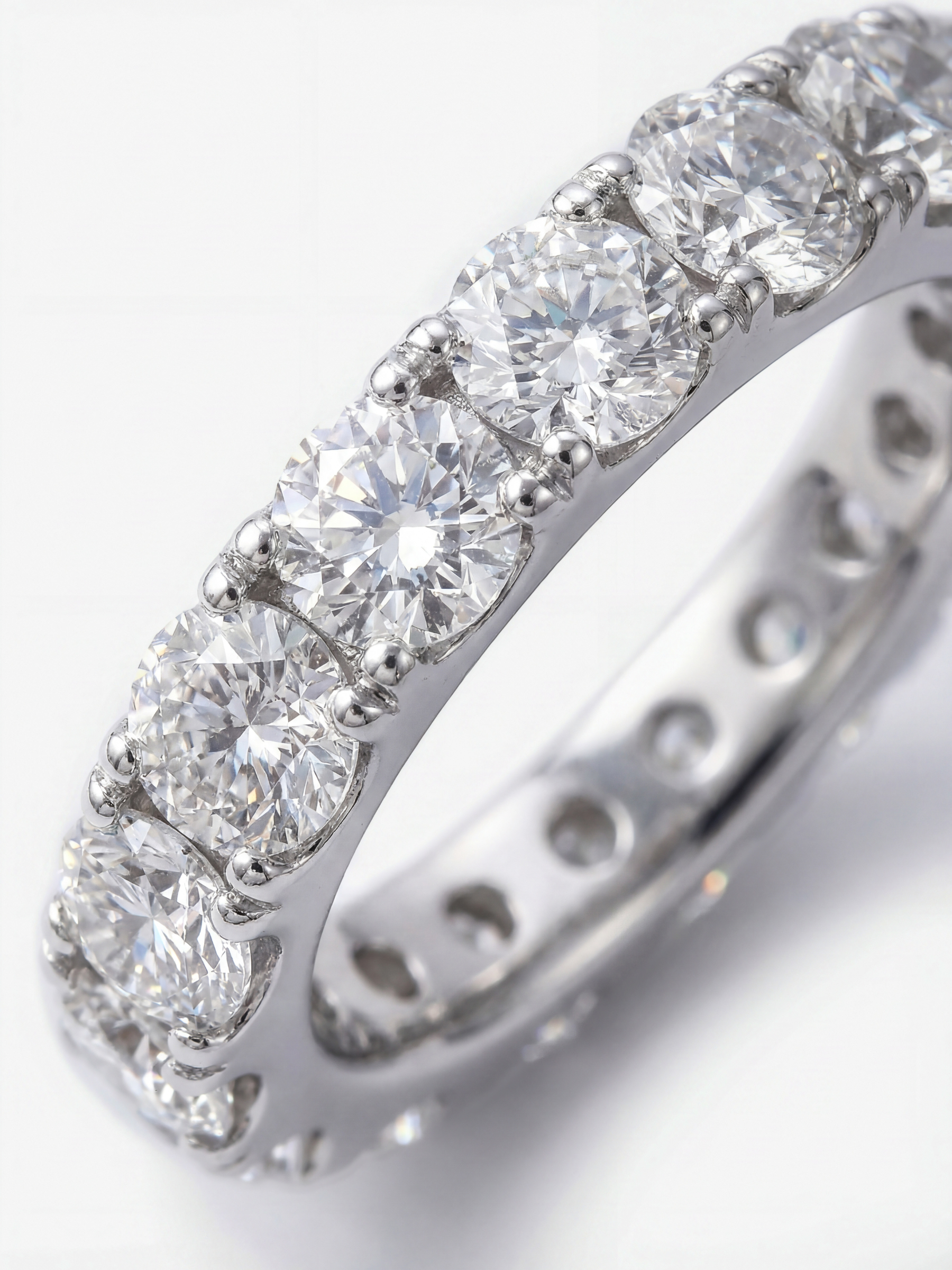 [Lumière] Full eternity ring 2ct Pt