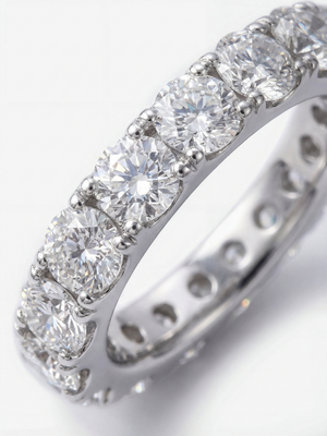 [Lumière] Full eternity ring 2ct Pt