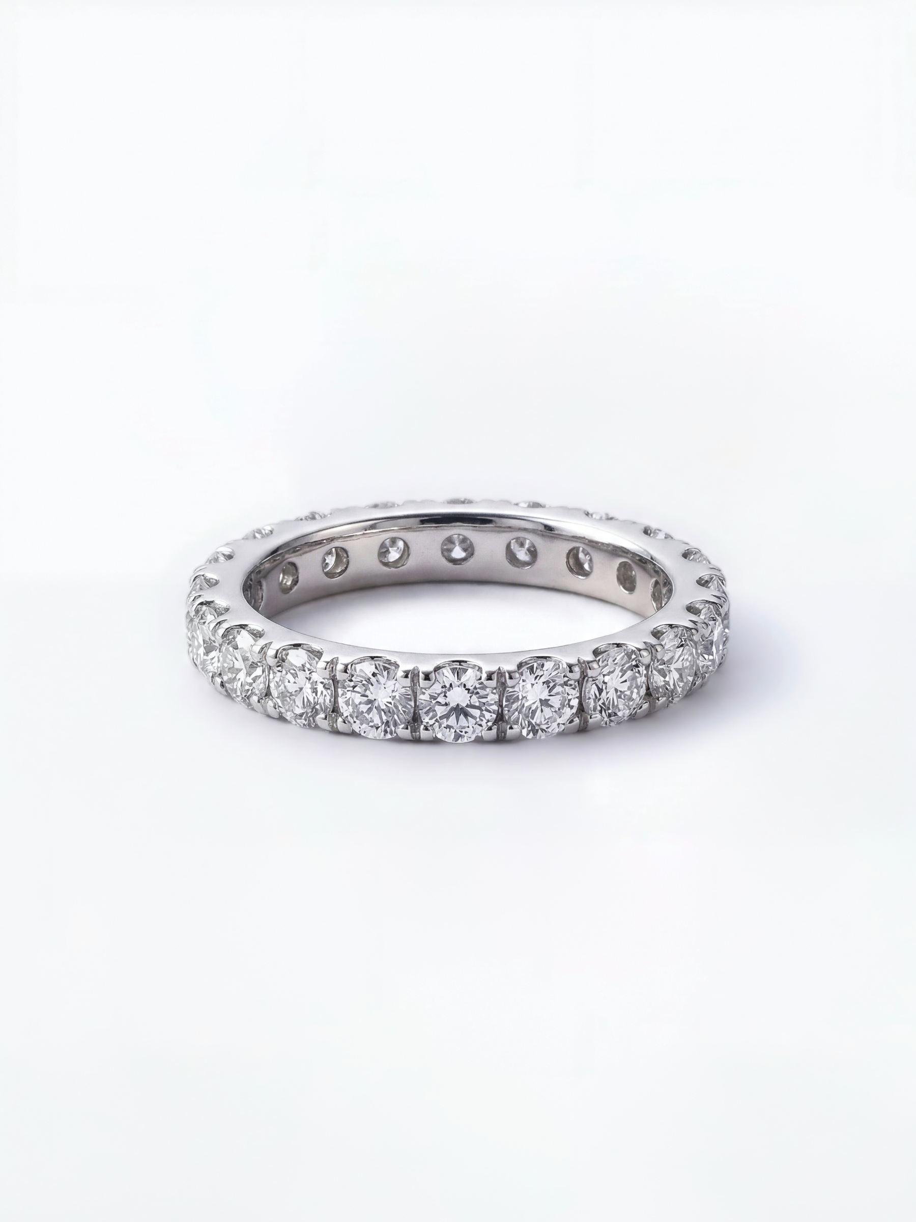 [Lumière] Full eternity ring 2ct Pt