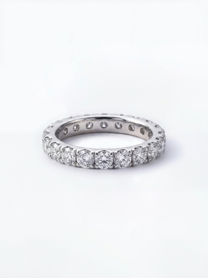 [Lumière] Full eternity ring 2ct Pt