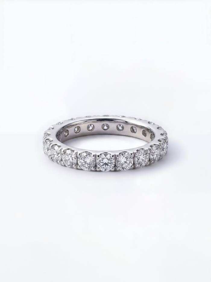 [Lumière] Full eternity ring 2ct Pt