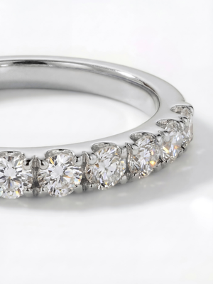 [Lumière] Half eternity ring 0.3ct 10K