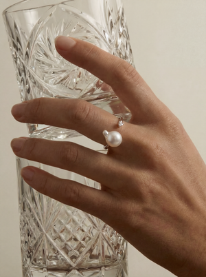 [Unique Akoya Pearl] Akoya pearl ring