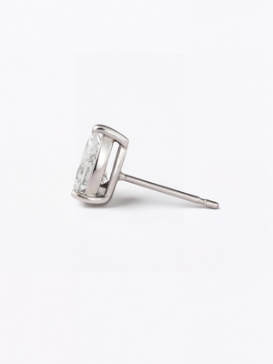[Lumière] Pear Shape Earrings 0.5ct×2 (Total 1ct) (Pair)