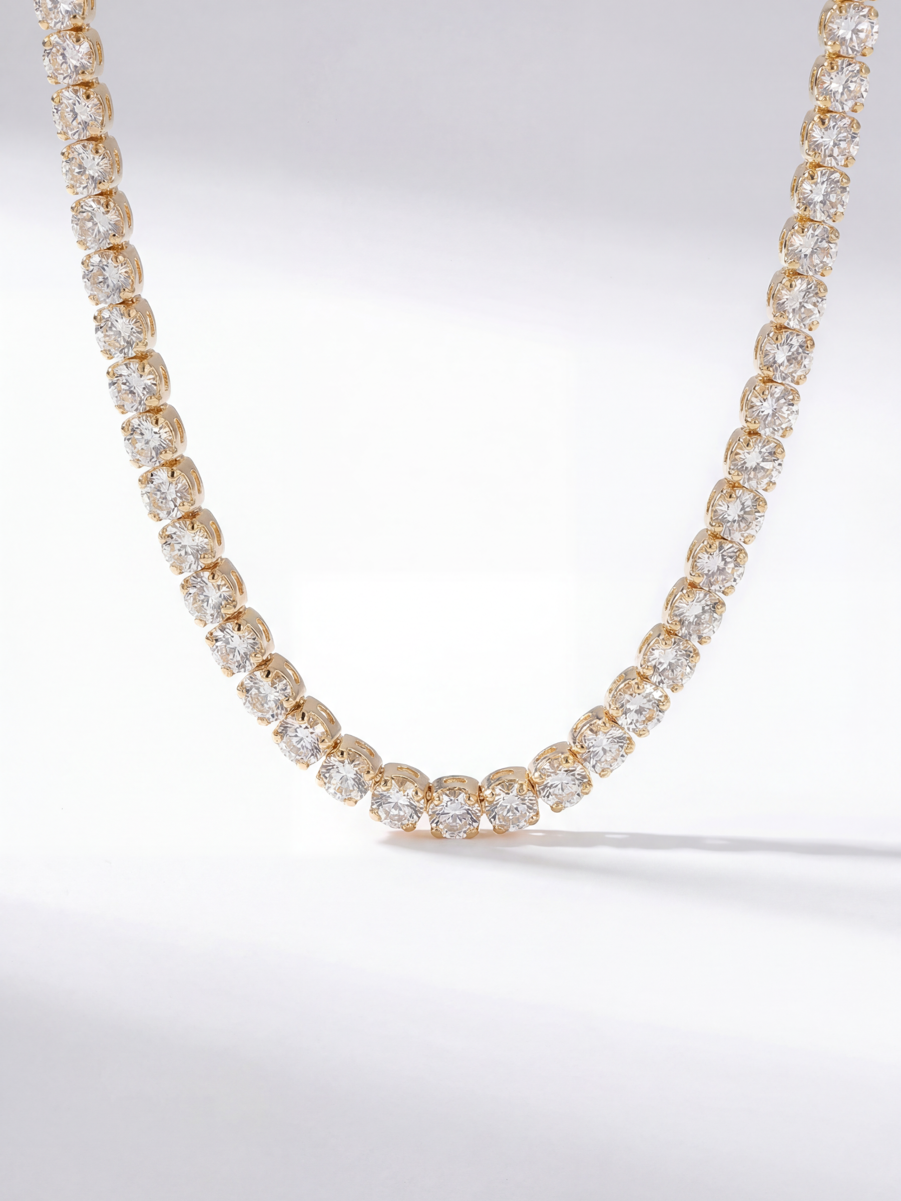 Quick Delivery [Lumière] Tennis bracelet 18KYG (total 2ct)