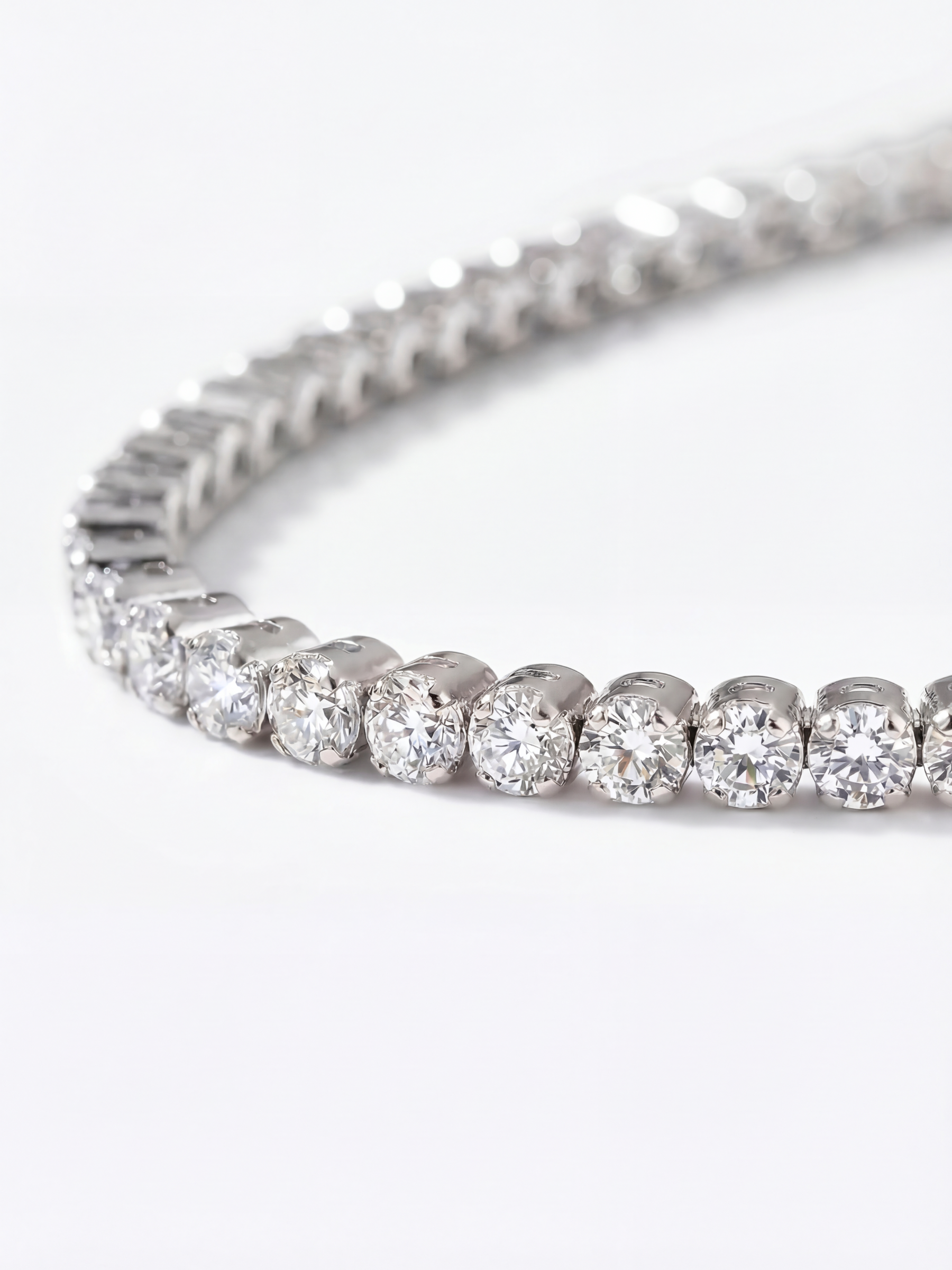 [Lumière] Tennis bracelet Pt  (total 2ct)