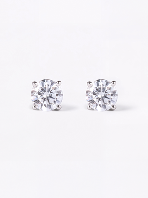 [Lumière] The earrings 0.5ct×2 (total 1ct) (pair)