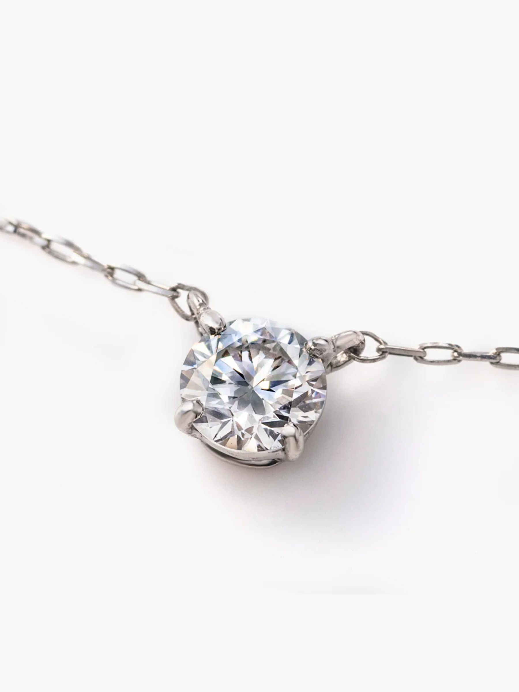 The necklace 0.2ct Pt拡大画像（ラボグロウンダイヤモンドのネックレス）