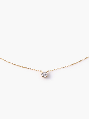 The necklace 0.3ct 18KYG画像（ラボグロウンダイヤモンドのネックレス）