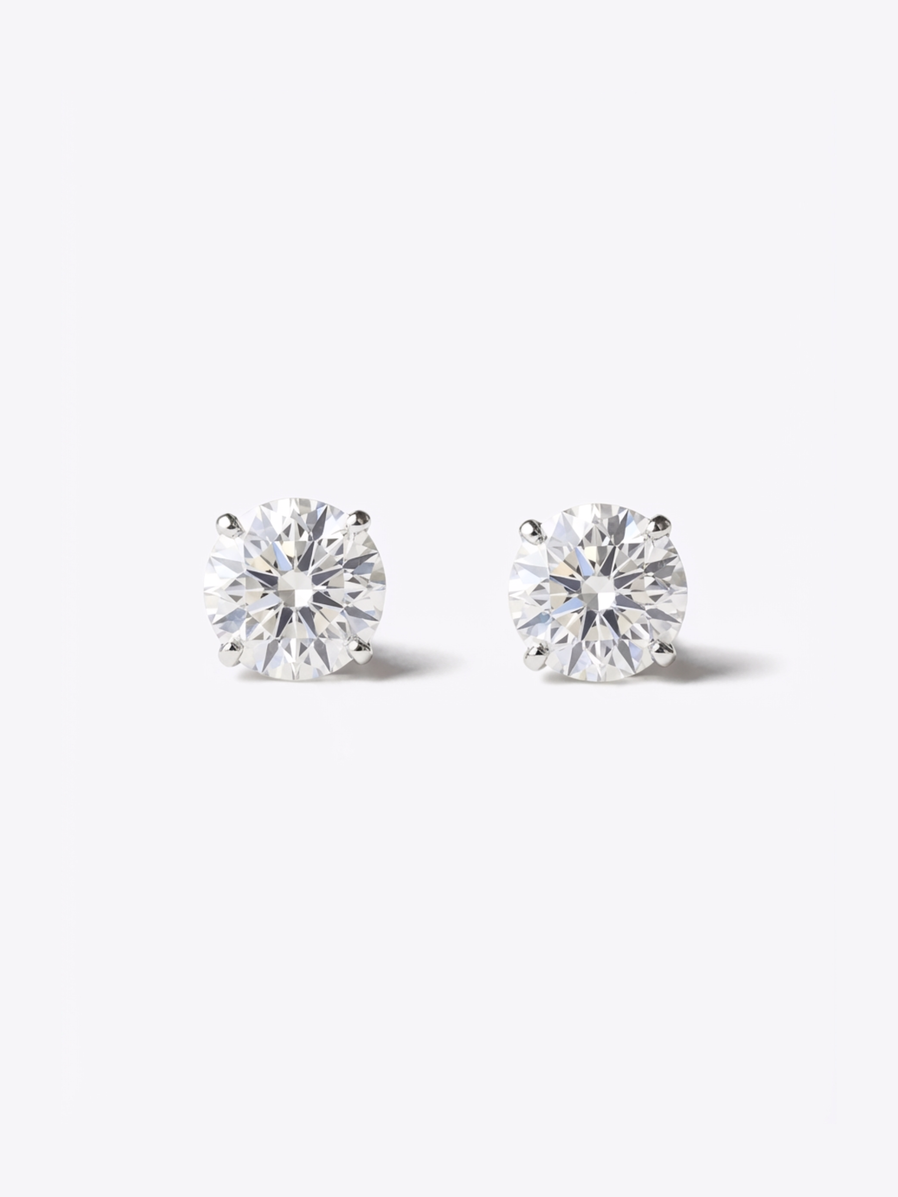 [Lumière] The earrings 0.3ct×2 (total 0.6ct) (pair)