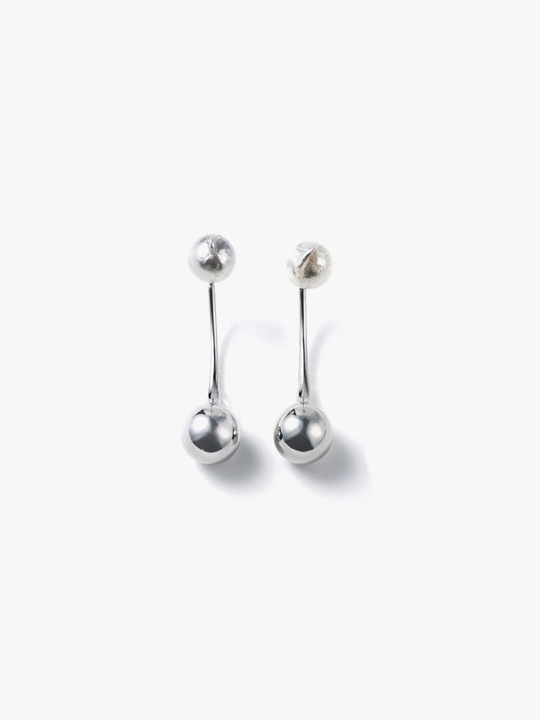 [City]  Reshine ball long earrings with Akoya (pair)
