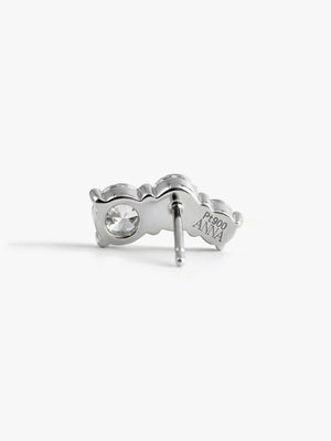 [Fluidity of Love]  Fluid diamond earrings (pair)
