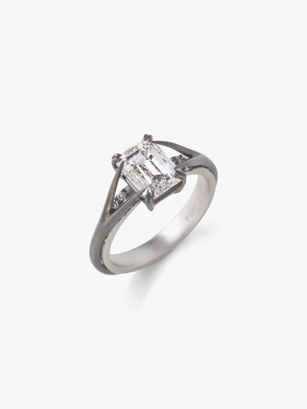 [HIKARI] 触覚 Shokkaku Solitaire Ring