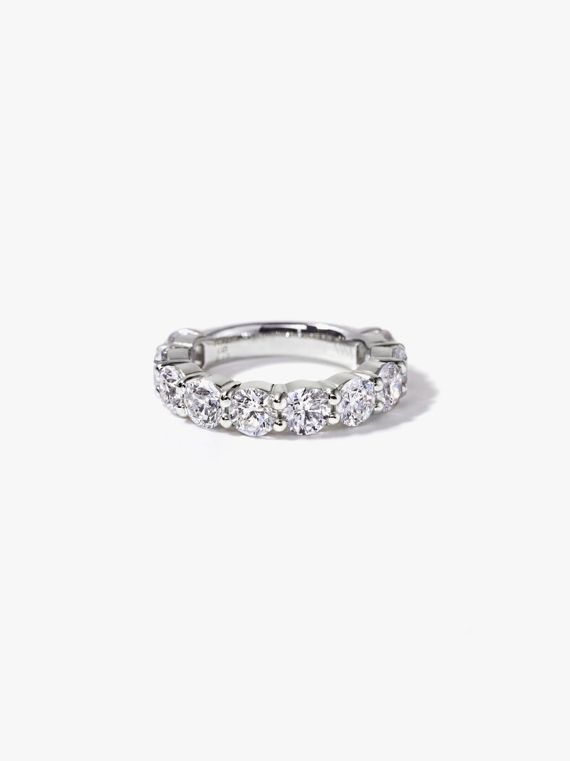 [Lumière] Half eternity ring 3ct Pt